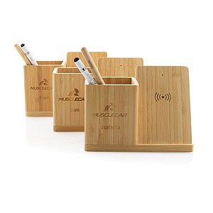 Calgary FSC® bamboo 10W wireless charger
