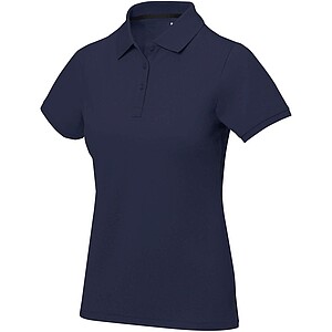 Calgary short sleeve womens polo, navy, XS