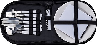 Canvas picnic travel pouch