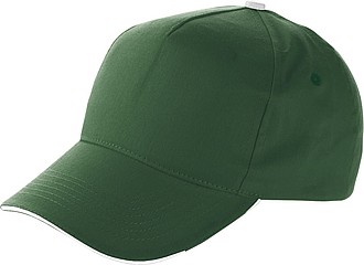 Cap with sandwich peakGreen