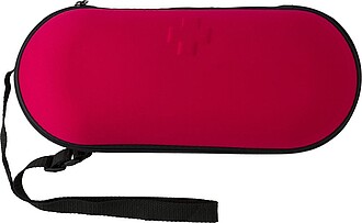 Car emergency first aid kit. Red