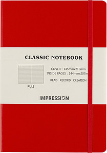Cardboard notebook (approx. A5)