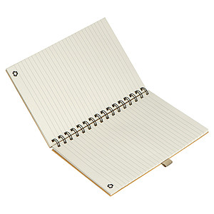 Cardboard notebook