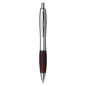 Cardiff ballpen with blue ink.Burgundy