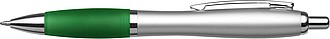 Cardiff ballpen with blue ink.Green