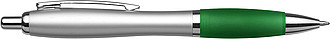 Cardiff ballpen with blue ink.Green