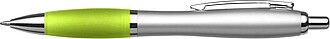 Cardiff ballpen with blue ink.Light green
