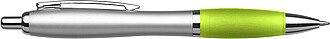 Cardiff ballpen with blue ink.Light green