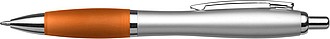Cardiff ballpen with blue ink.Orange