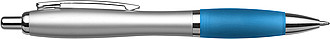 Cardiff ballpen with blue ink.Pale blue