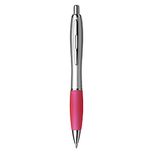 Cardiff ballpen with blue ink.Pink