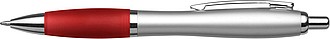 Cardiff ballpen with blue ink.Red