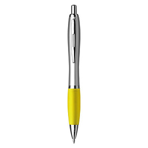 Cardiff ballpen with blue ink.Yellow