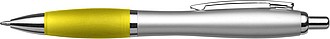 Cardiff ballpen with blue ink.Yellow