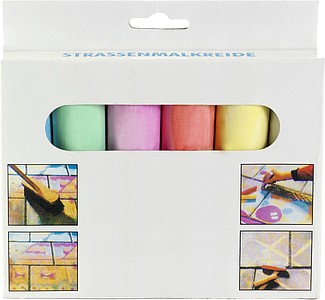 Chalk in six different colours.Various