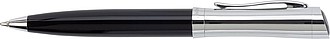 Charles Dickens ballpen. Black/silver