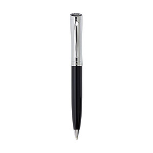 Charles Dickens ballpen. Black/silver