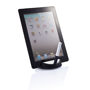 Chef tablet stand with touchpen, black