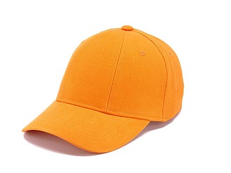 CHRIS six panel cap, orange
