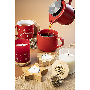 Christmas candle, cinnamon