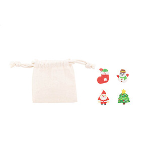 Christmas eraser set