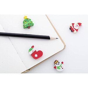 Christmas eraser set
