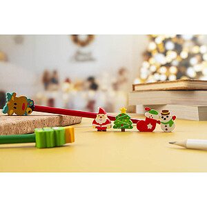 Christmas eraser set