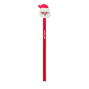 Christmas pencil with eraser