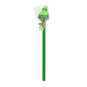 Christmas pencil with eraser