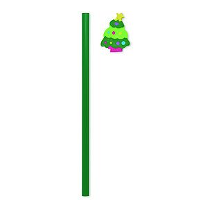 Christmas pencil with eraser