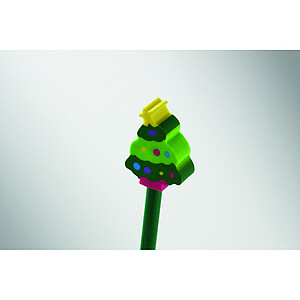 Christmas pencil with eraser