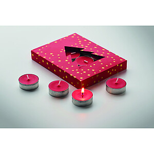 Cinnamon scented tea light set