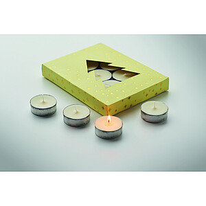 Cinnamon scented tea light set
