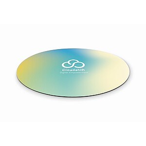 Computer mouse mat, white