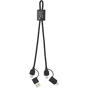 Connect 6-in-1 45W RCS recycled aluminium fast charging cable