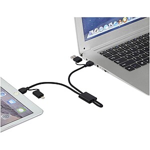 Connect 6-in-1 45W RCS recycled aluminium fast charging cable