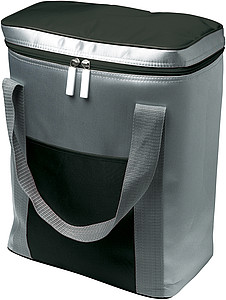 Cooler bag for six bottlesBlack/silver