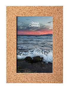 cork photo frame