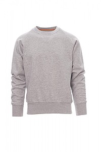 Crew-neck sweatshirt, MISTRAL+ MELANGE, melange grey, L