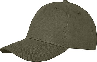 Davis 6 panel cap, forest green