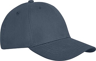 Davis 6 panel cap, hale blue