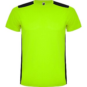 Detroit short sleeve kids sports t-shirt, lime, size 4