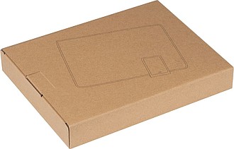 DIN A5 notebook with integrated LED light and powerbank