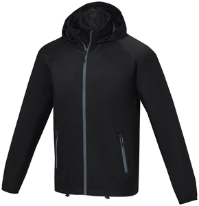 Dinlas mens lightweight jacket, black, S