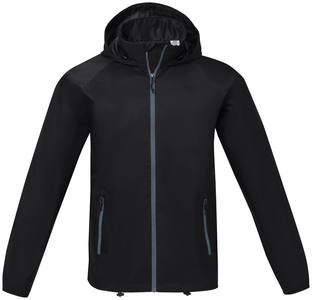 Dinlas mens lightweight jacket, black, XS