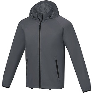 Dinlas mens lightweight jacket, grey, S