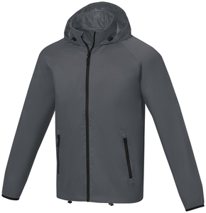 Dinlas mens lightweight jacket, grey, S