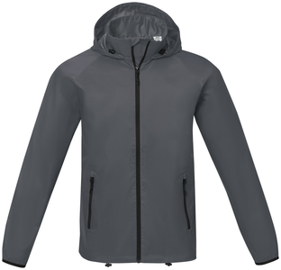 Dinlas mens lightweight jacket, grey, XS