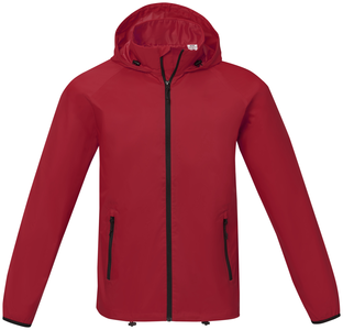Dinlas mens lightweight jacket, red, 3XL