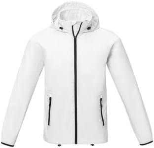 Dinlas mens lightweight jacket, white, XXL